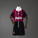 Conjunto Infantil AC Milan 09/10 Home Retro