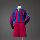 Conjunto Infantil Barcelona 05/06 Home (League Edition) Retro Long Sleeve