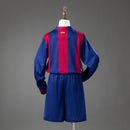 Conjunto Infantil Barcelona 14/15 Home Retro Long Sleeve