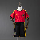 Conjunto Infantil Belgium 2026 Home