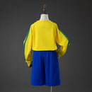 Conjunto Infantil Brazil 2002 Home Retro Long Sleeve