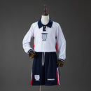 Conjunto Infantil England 1998 Home Retro Long Sleeve