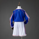 Conjunto Infantil France 1998 Home Retro Long Sleeve