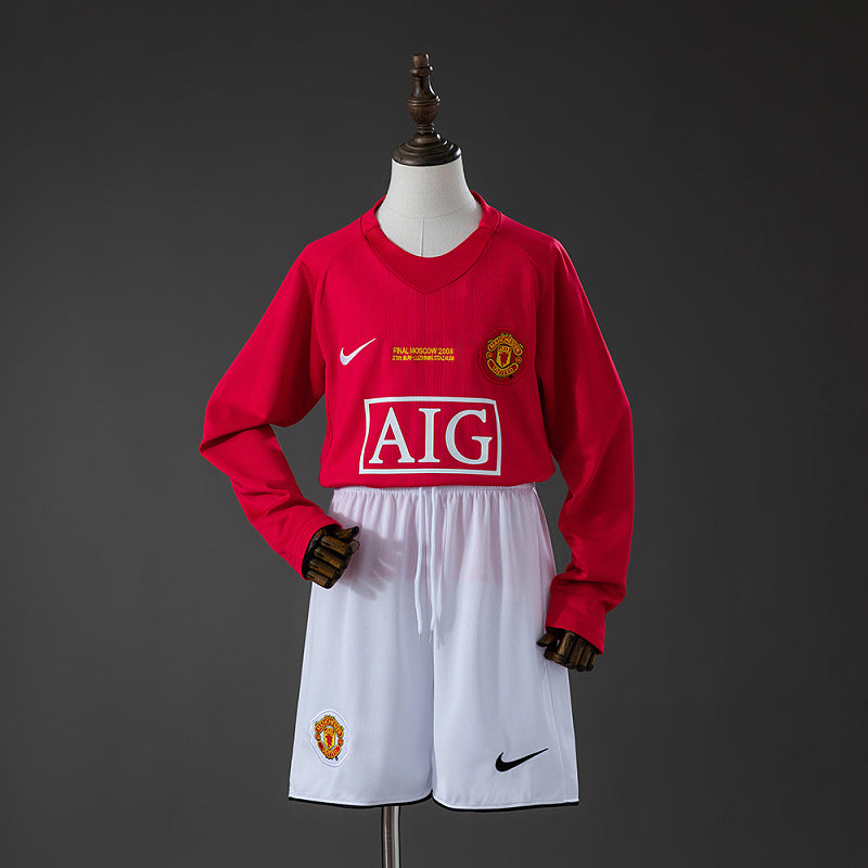 Conjunto Infantil M-U 07/08 Home Retro Long Sleeve