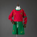 Conjunto Infantil Portugal 2004 Home Retro Long Sleeve