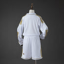 Conjunto Infantil Real Madrid 11/12 Home Retro Long Sleeve
