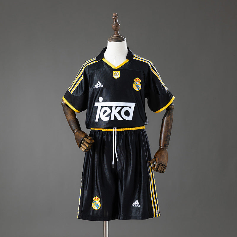 Conjunto Infantil Real Madrid 99/01 Away Retro