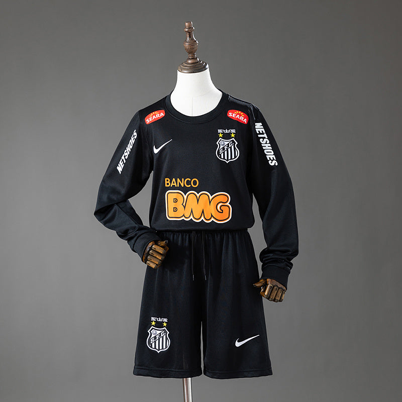 Conjunto Infantil Santos 12/13 Away Retro Long Sleeve