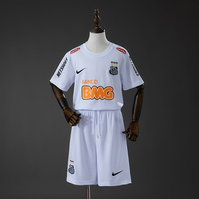Conjunto Infantil Santos 12/13 Home Retro