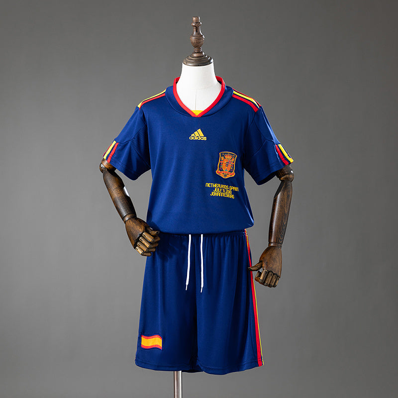 Conjunto Infantil Spain 2010 Away Retro