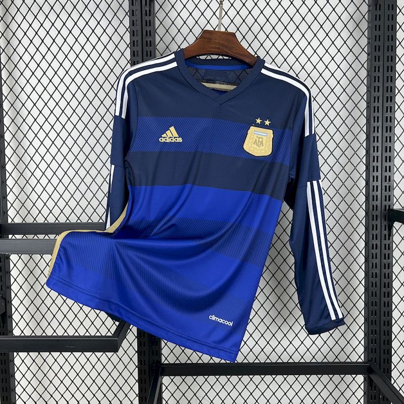 Argentina 2014 Away Long Sleeve Retrô