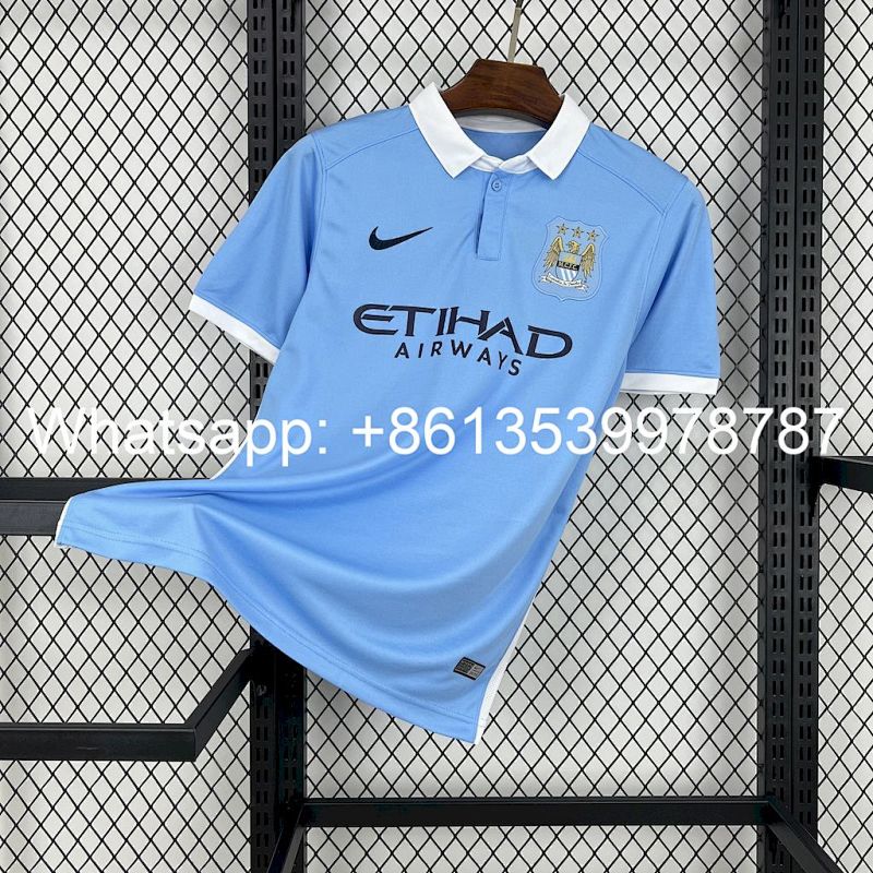 Manchester City 2015/16 Home Retrô