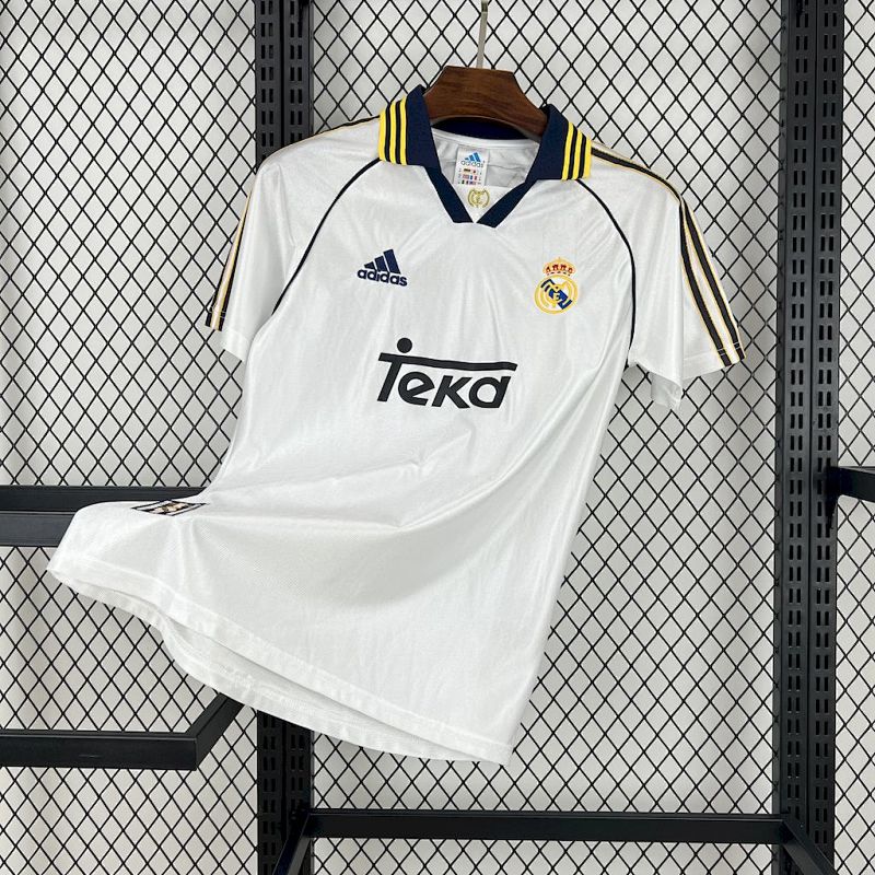 Real Madrid 1998/00 Home Retrô