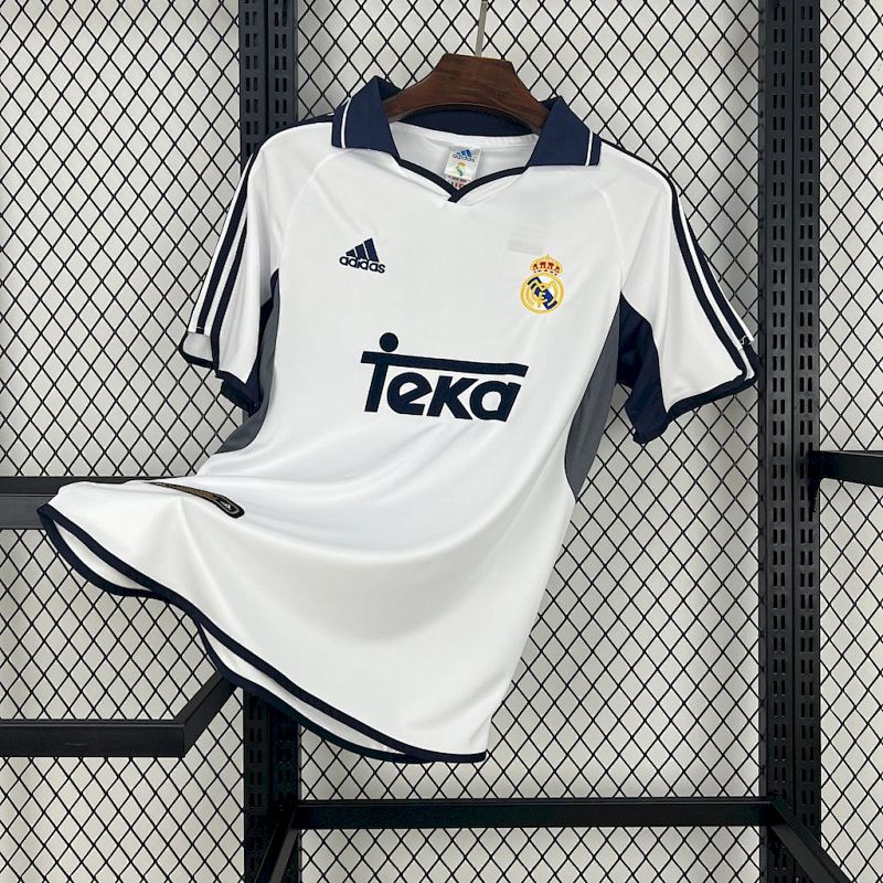 Real Madrid 2000/01 Home Retrô