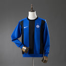 Inter Milan 25/26 Long Sleeve Sweatshirt - Dark Blue & Black (Super Entrega)