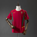 Portugal 2002 Home Retrô Manga Curta (Super Entrega)