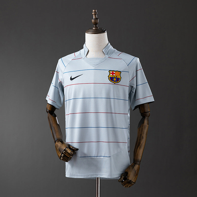 Barcelona 03/04 Away Retrô Manga Curta (Super Entrega)